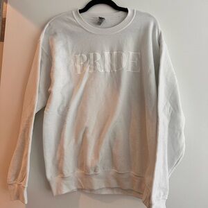 Bride Sweatshirt! All white! Worn once 👰🏻‍♀️🤍